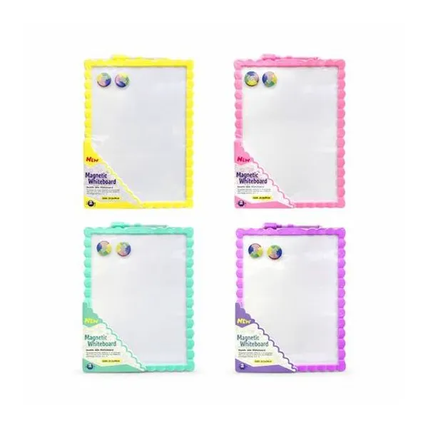 Pizarra/planner blanca magnetica 21.5x28 cm x1 colores surtidos