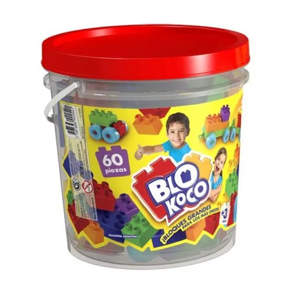 Blokoco - balde 60 piezas