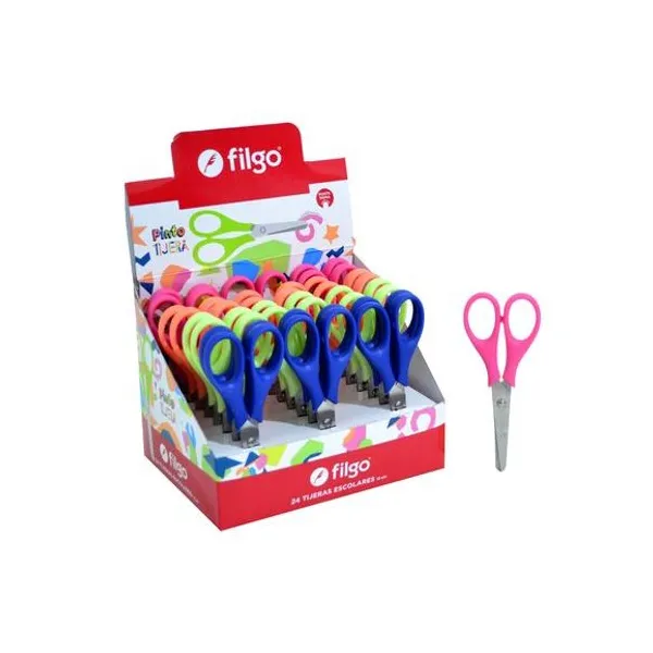 Tijera escolar 12 cm Pinto x unidad Filgo - scrpinto