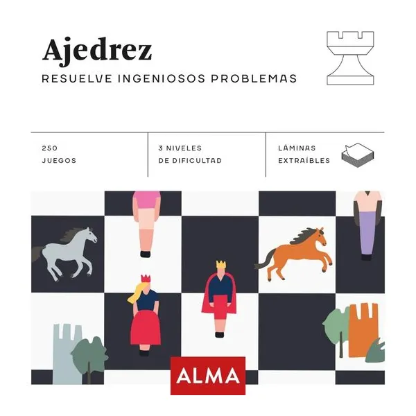 Libro ajedrez - resuelve ingeniosos problemas