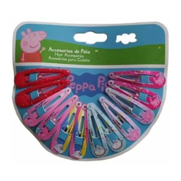 Peppa pig- hebillas accesorios para pelo