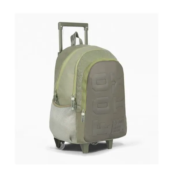 Mochila 18" con carro big kids rubber x unidad colores surtidos footy
