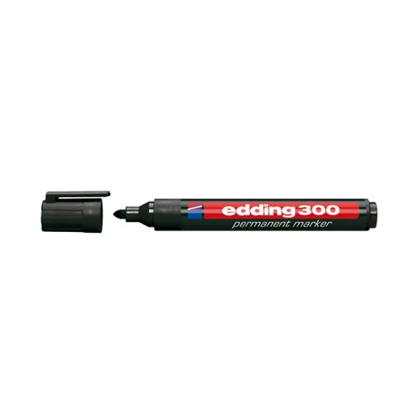 Marcador Edding e 300 permanente para red.3 mmnegro