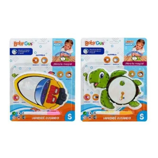Libro mágico agua para pintar babygus