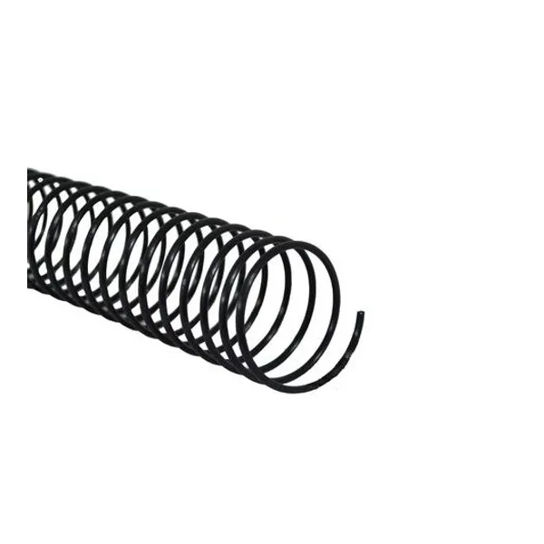 Espiral 45 mm negro bolsa x9 unidades
