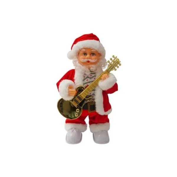 Papá noel con luz y sonido 30 cm x1