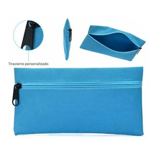 Cartuchera goodpak turquesa 22x11.5 cm