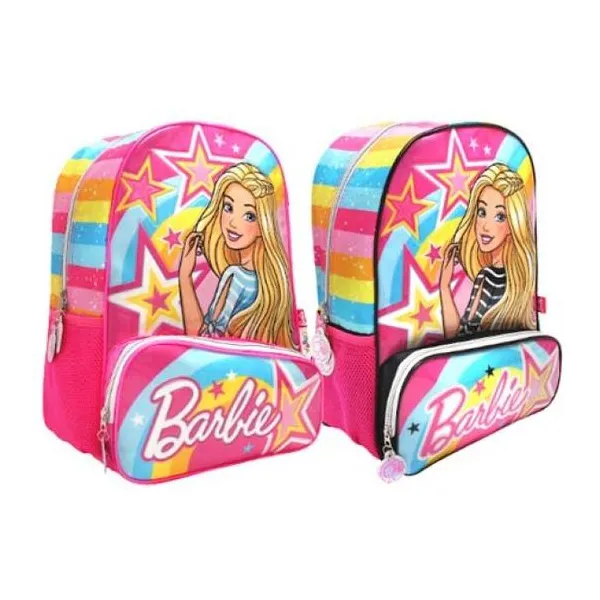 Barbie mochila 16" espalda -estrella