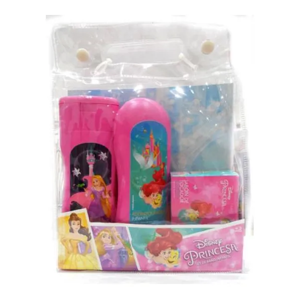 Set de baño princesas-shampoo+acondicionador+jabon