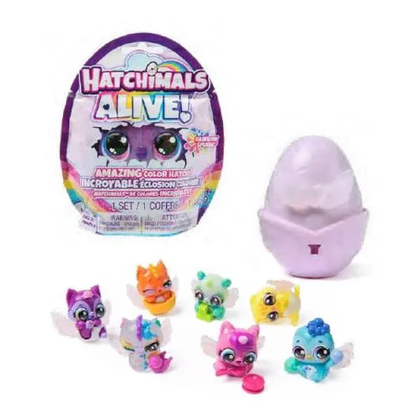 Hatchimals nido con huevo mas 1 hatchimals- modelos surtidos 12 15 6 cm