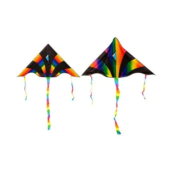 Barrilete negro con color 115x77 cm x1 colores surtidos - zz
