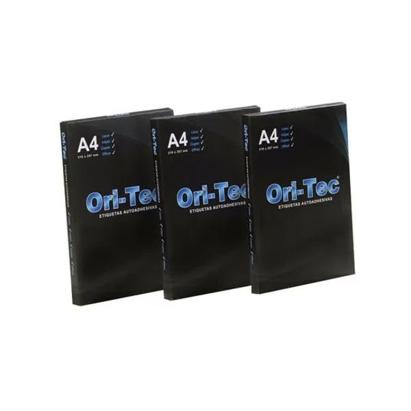 Etiquetas ori-tec laser a4 4108 105 x74 mmcj.x 500 hs