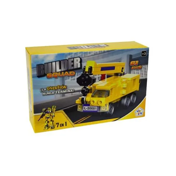 Robot transformer para armar de 71 a 93 piezas en caja 14x9x4 cm x unidad modelos surtidos