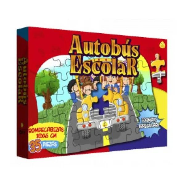 Rompecabezas: 35p autobus escolar