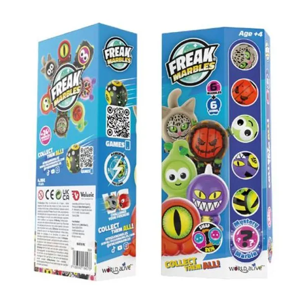 Freak marble. totem de 5 personajes + 1 sorpresa.