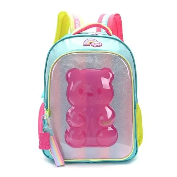 Mochila 18" espalda gummie osito 3d Skora