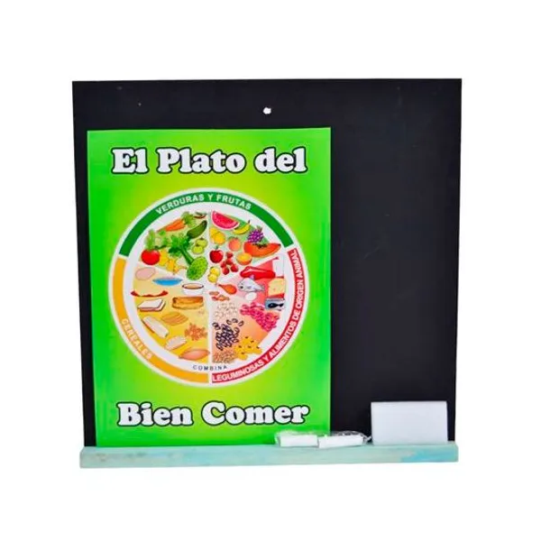 Pizarrón para colgar grande 40x40 cm aproximadamente