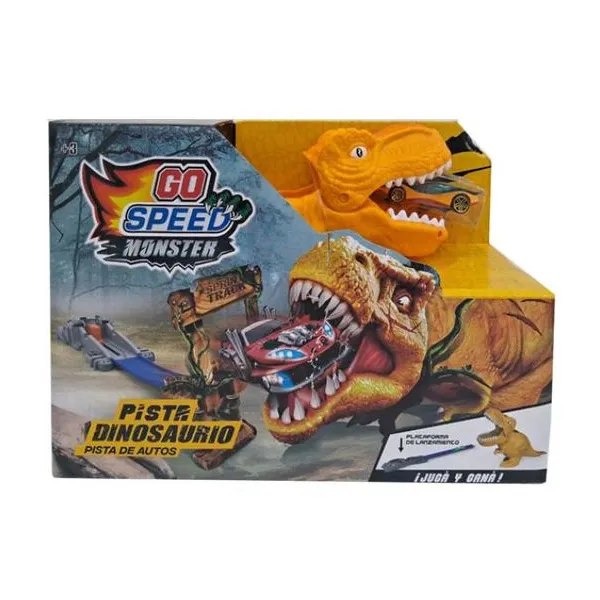 Pista de autos súper dinosaurio 30 x20 x10 cm