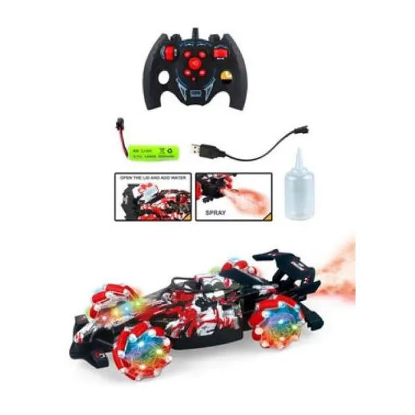 Auto f1 a radio control con luces. tira humo. con cable usb