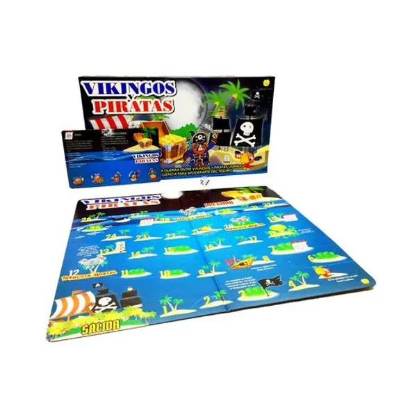 Juego vikingos y piratas 37x20x3,5 cm yuyu