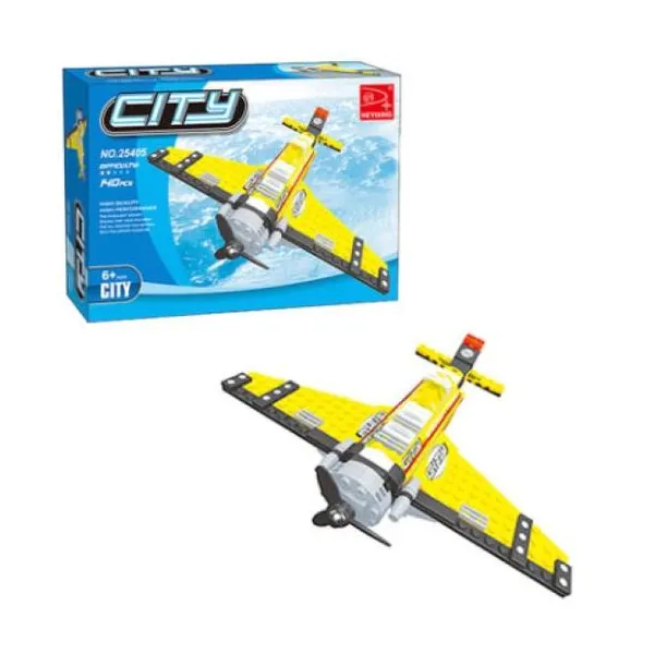 City avión amarillo
