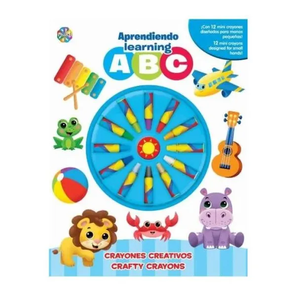 Learning aprendiendo abc crayones creativos bilingüe