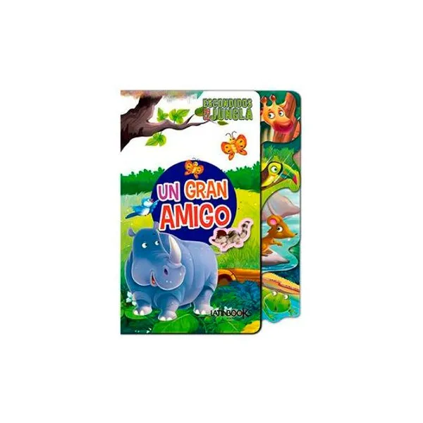 Libro escondidos en la jungla: un gran amigo 13x17 cm