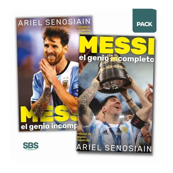 Messi el genio completo + incompleto - 2 libros