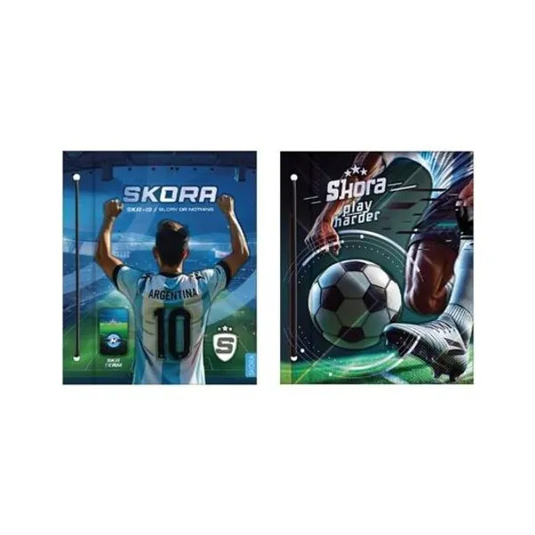 Carpeta n.° 3 dos tapas con relieve fútbol x unidad modelos surtidos Skora