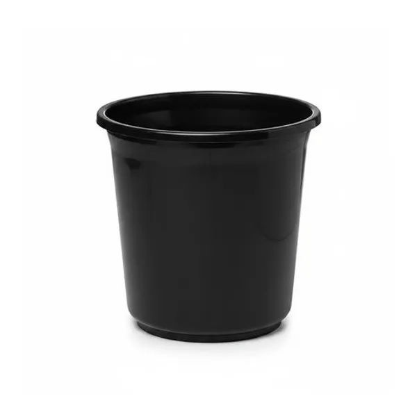 Cesto papelero negro 8 litros nuva