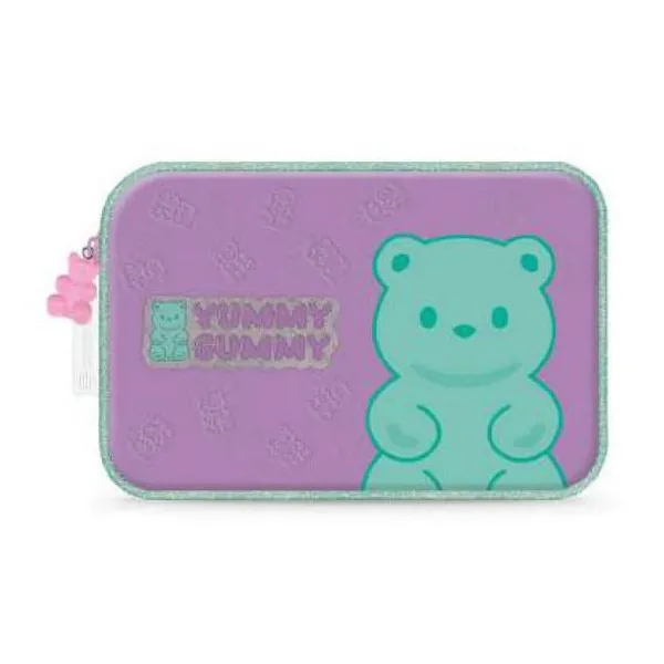 Canopla estuche rectangular glitter
