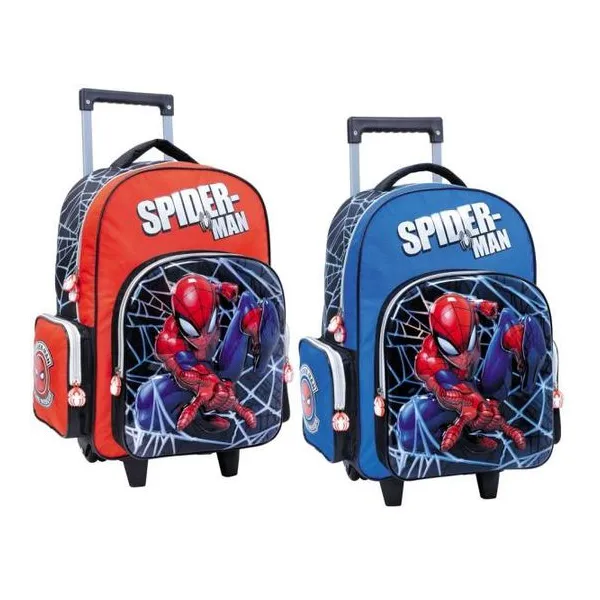 Spiderman mochila 18" carro -rescue line
