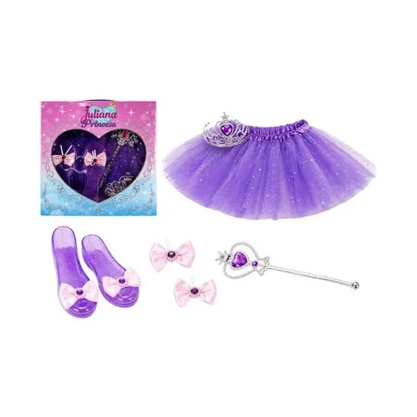 Set mágico de princesa Juliana en caja 30x30x5 cm - sisjul130