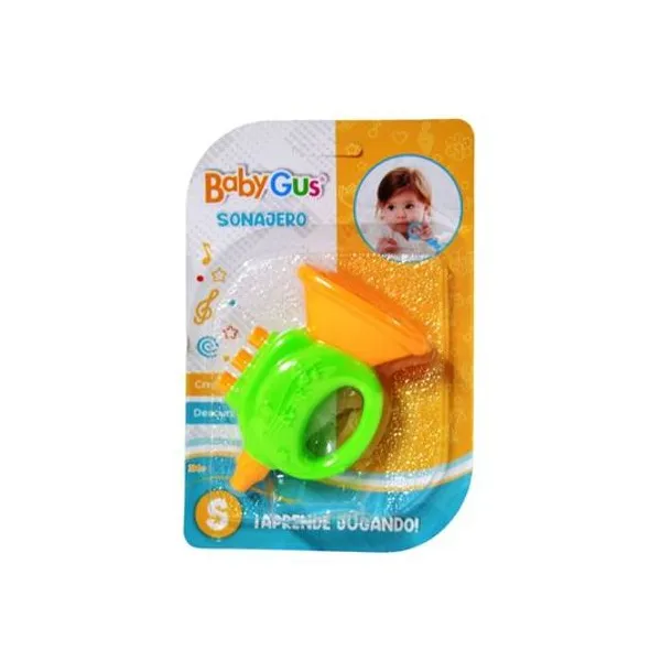 Sonajero baby gus en blister 14x20x2 cm
