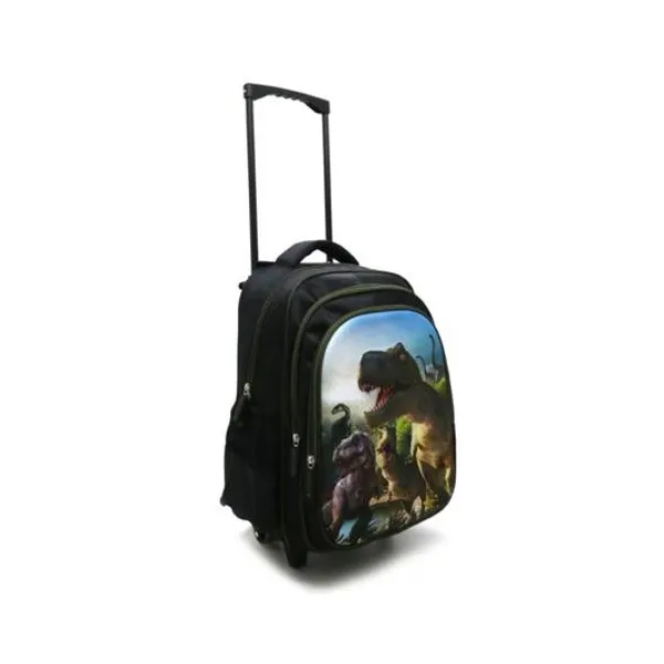 Mochila 16" con carro dinosaurio 41x29x16 cm Trendy