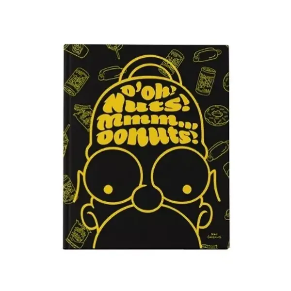 Cuaderno tapa dura 19,5x24 Mooving simpsons 48 hjs.raya