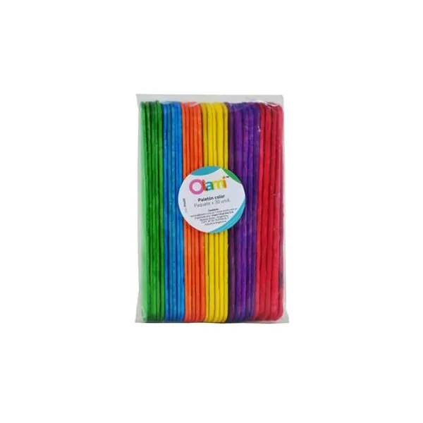 Palitos de helado paleton color bolsa x30 unidades olami