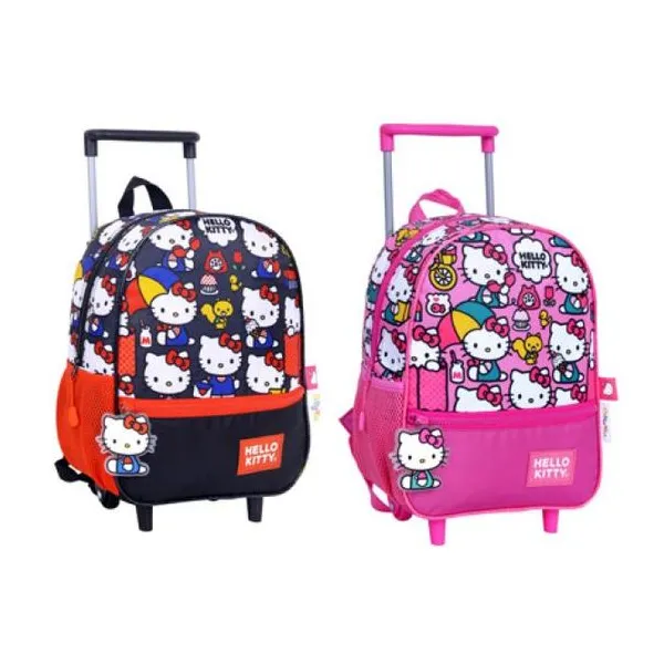 Hello kitty gatitos - mochila 12" carro