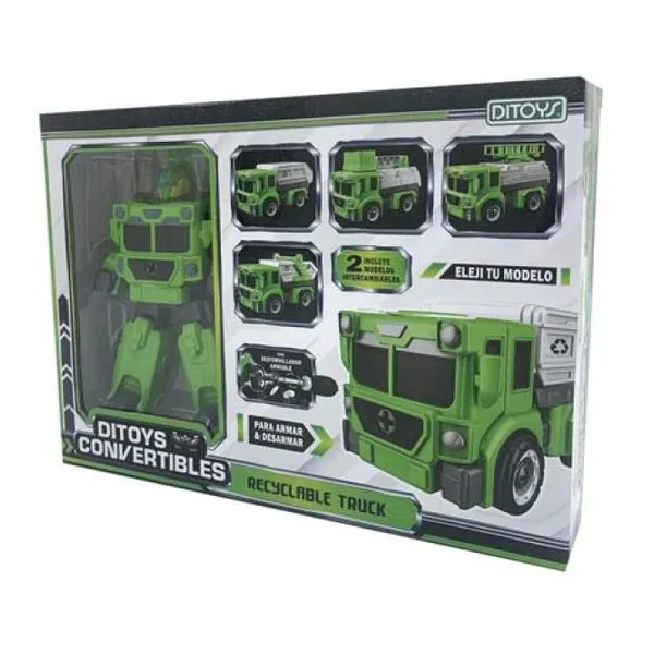 Convertible reciclable truck