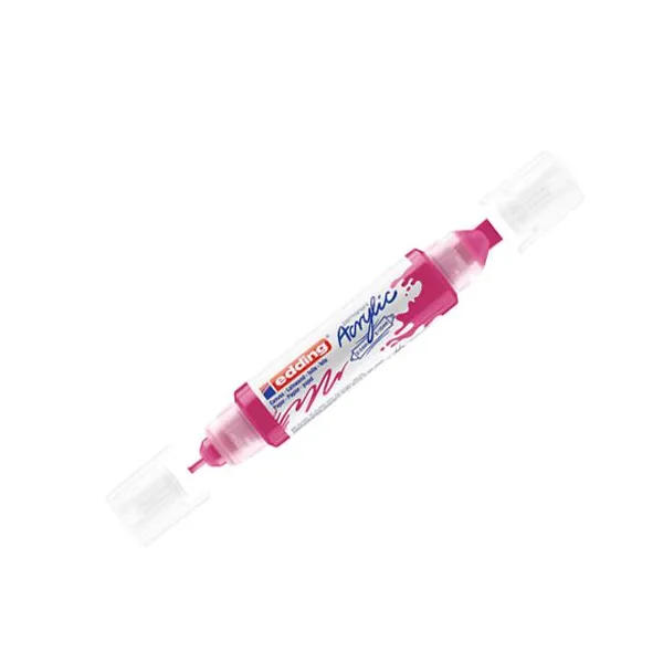 Marcador Edding 5400 doble punta perm.acrílico magenta