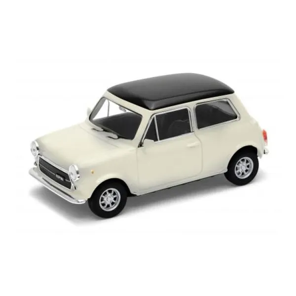 Welly 1:34 mini copper 1300 blanco crema 43609cw