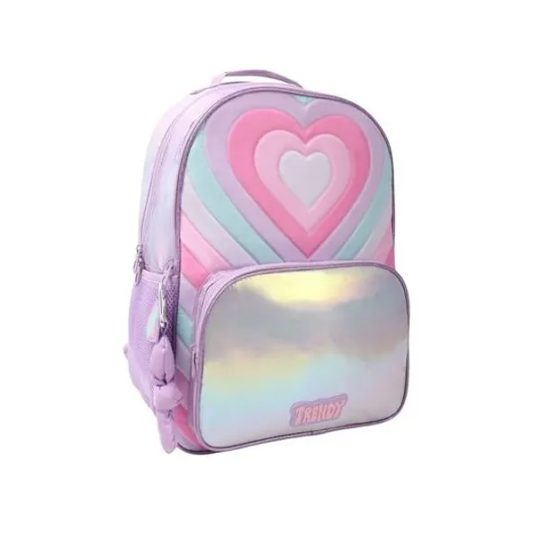 Mochila 17" espalda corazón x unidad Trendy