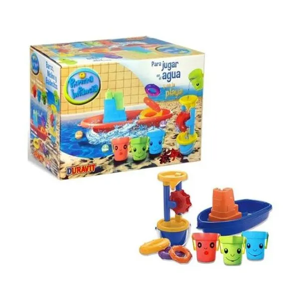 Set de playa con barco y accesorios 40,5x27,5x19 Duravit
