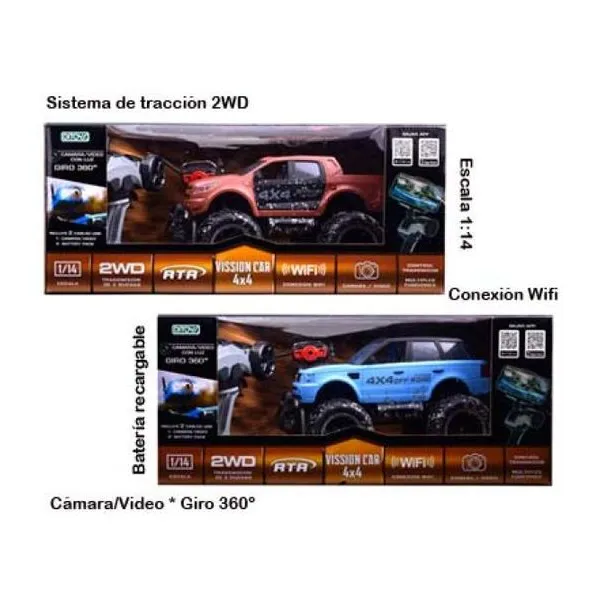 R/c vission camera car 4 x4