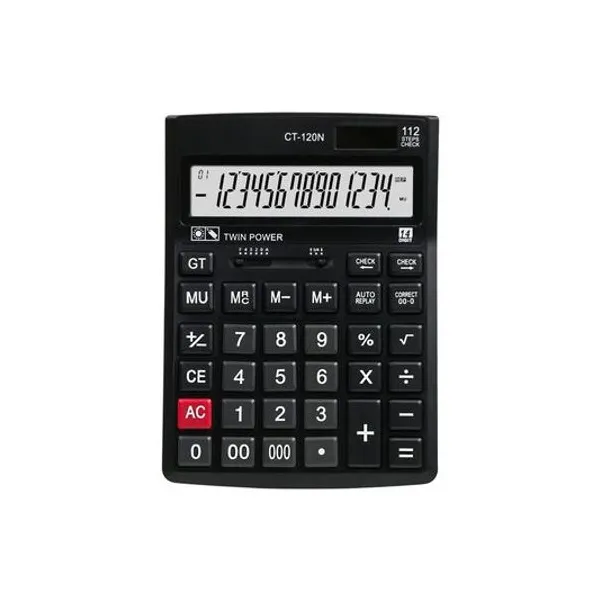 Calculadora 14 digitos 15.5x21.5 cm en caja caoyueo