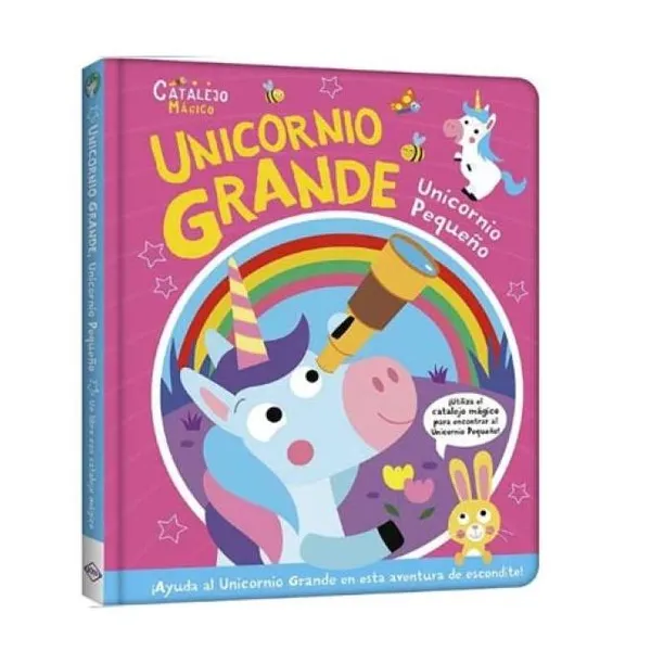 Unicornio grande tapa dura/20,5 x26 cm/16 páginas