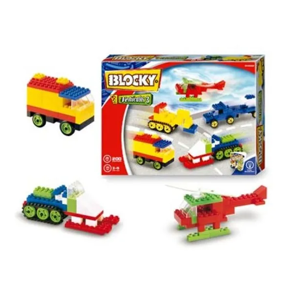 Blocky vehículos 140 piezas