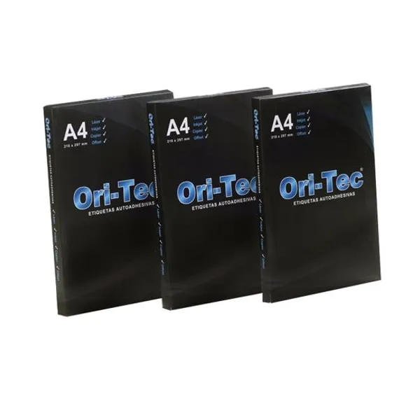 Etiquetas ori-tec laser a4 4106 amarilla 105 x148,5 mmsob.x 25 hs.