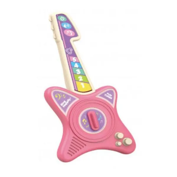 Guitarra interactiva con bordes suaves