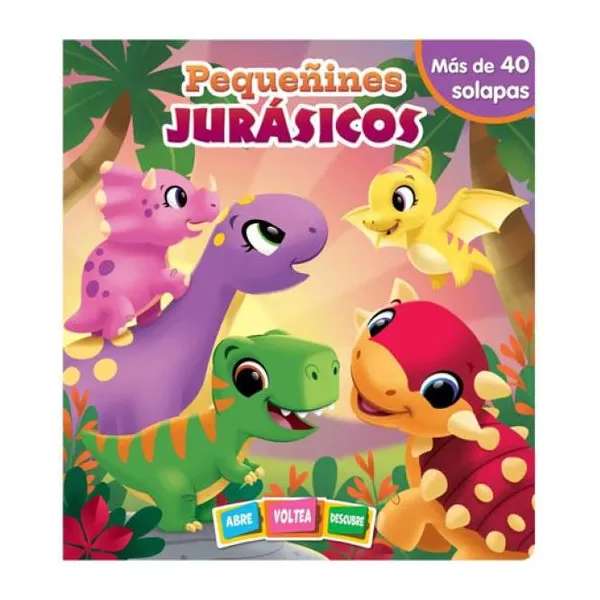 Lee y descubre: pequeñines jurasicos 28 26 cm
